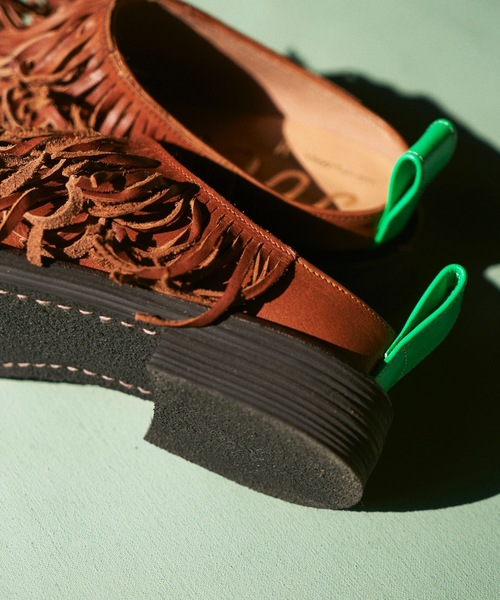 JUCO.(ジュコ)の「くせっ毛スリッポン(スリッポン・レディース・ブラウン・27.5cm/26.5cm/24.5cm/23.5cm/22.5cm)」の4枚目の写真