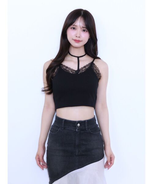 EATME（イートミー）の「リボンキャミデザインアンサンブル（Tシャツ/カットソー・レディース・ピンク/グレー/オフホワイト・FREE）」の12枚目の写真