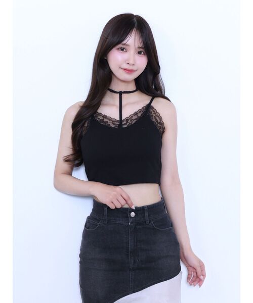 EATME（イートミー）の「リボンキャミデザインアンサンブル（Tシャツ/カットソー・レディース・ピンク/グレー/オフホワイト・FREE）」の13枚目の写真