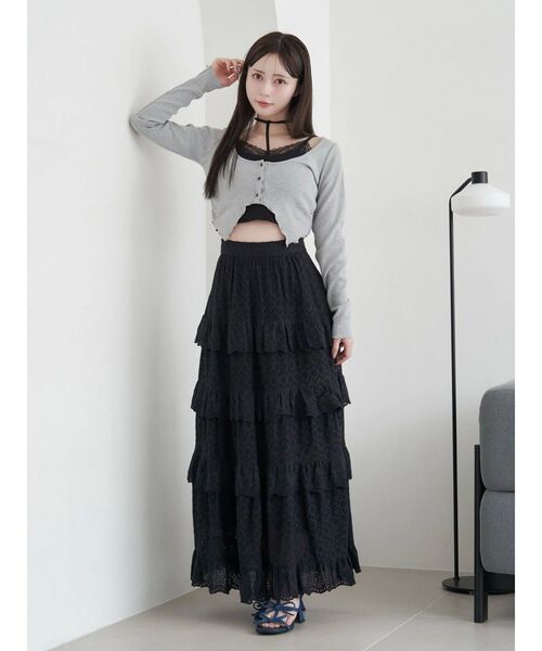 EATME（イートミー）の「リボンキャミデザインアンサンブル（Tシャツ/カットソー・レディース・ピンク/グレー/オフホワイト・FREE）」の20枚目の写真