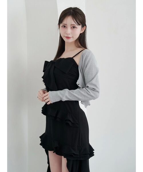 EATME（イートミー）の「リボンキャミデザインアンサンブル（Tシャツ/カットソー・レディース・ピンク/グレー/オフホワイト・FREE）」の22枚目の写真