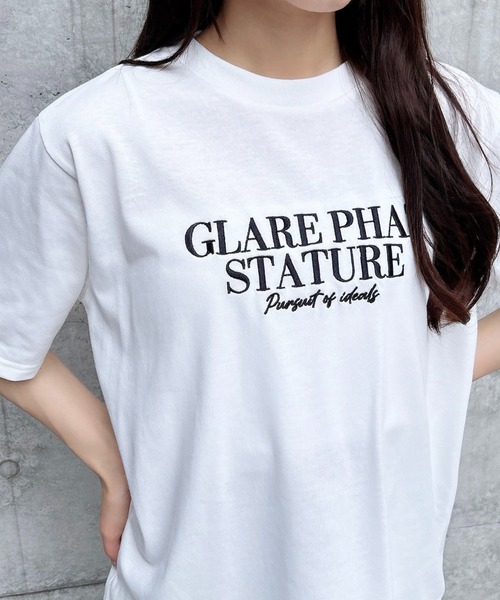 INGNI(イング)の「シンプルロゴTシャツ(Tシャツ/カットソー・レディース・ホワイト×ブラック/ホワイト×レッド/グレー系6・M)」の2枚目の写真