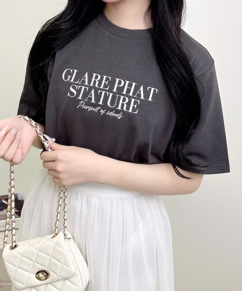 INGNI(イング)の「シンプルロゴTシャツ(Tシャツ/カットソー・レディース・ホワイト×ブラック/ホワイト×レッド/グレー系6・M)」の16枚目の写真