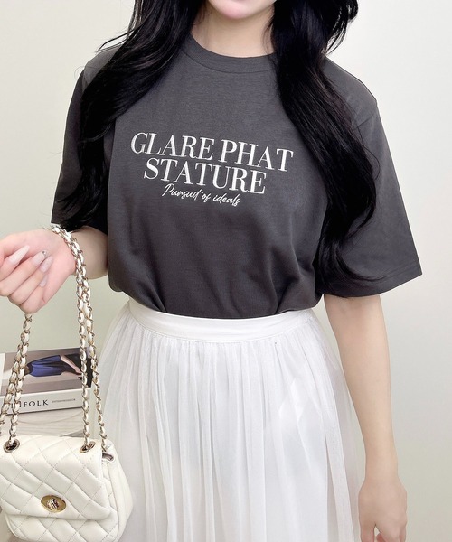 INGNI(イング)の「シンプルロゴTシャツ(Tシャツ/カットソー・レディース・ホワイト×ブラック/ホワイト×レッド/グレー系6・M)」の18枚目の写真