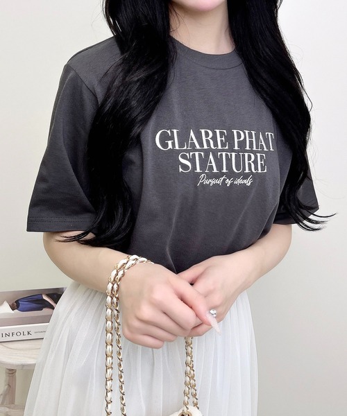 INGNI(イング)の「シンプルロゴTシャツ(Tシャツ/カットソー・レディース・ホワイト×ブラック/ホワイト×レッド/グレー系6・M)」の17枚目の写真