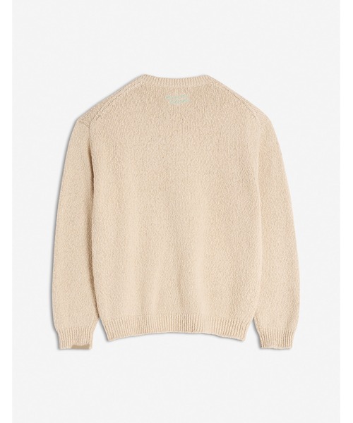 Maison Kitsune（メゾンキツネ）の「ABSTRACT DAISY INTARSIA JUMPER（ニット/セーター・メンズ・ベージュ/ホワイト・S/XS/L/M/XL）」の3枚目の写真