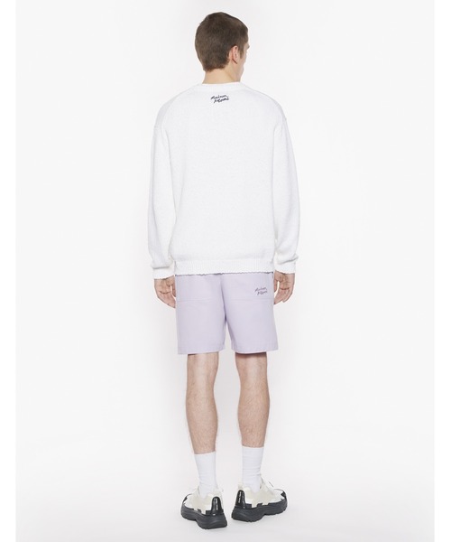 Maison Kitsune（メゾンキツネ）の「ABSTRACT DAISY INTARSIA JUMPER（ニット/セーター・メンズ・ベージュ/ホワイト・S/XS/L/M/XL）」の16枚目の写真