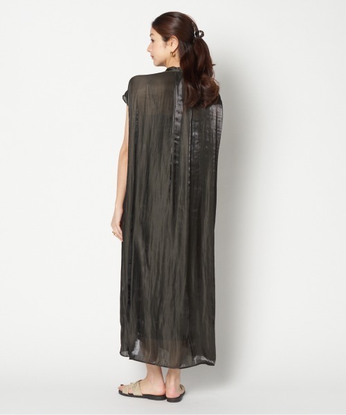 セール】SHINY SATIN MAXI DRESS（ワンピース）｜HELIOPOLE