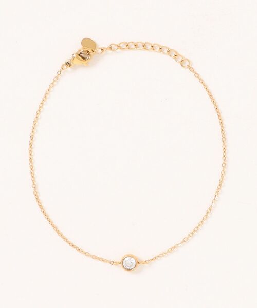 Three Four Time（ｽﾘｰﾌｫｰﾀｲﾑ）の「ストーンステンレスブレスレット（ブレスレット・レディース・ゴールド/ピンクゴールド/シルバー・FREE）」の14枚目の写真