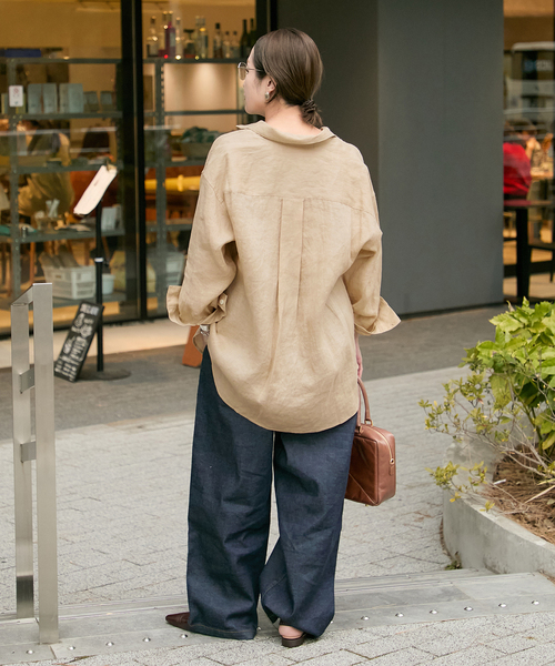 タグ付き未使用✨リネン100%✨ジャーナルスタンダード ゼフィールリネンシャツ セール】《追加2》ソフトゼフィールリネンシャツ（シャツ