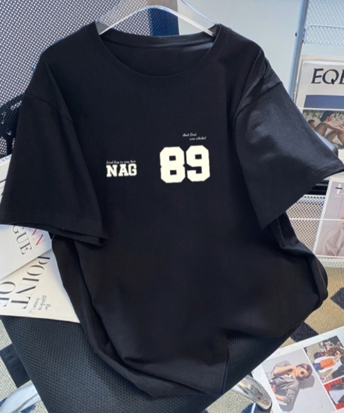 Vipoa(ヴィポア)の「logo&number T-shirt(Tシャツ/カットソー・レディース・ホワイト/ブラック・FREE)」の9枚目の写真