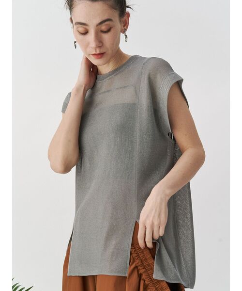 UN3Dトップス、キャミソール セール】THIN CORD CAMISOLE / シンコードキャミソール
