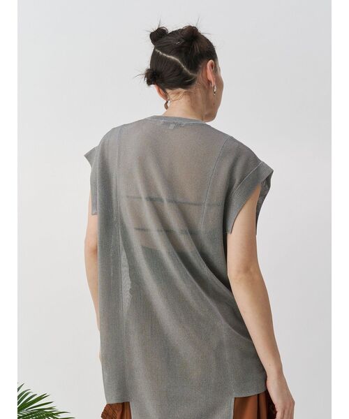 UN3D.（アンスリード）の「THIN CORD CAMISOLE / シンコードキャミソール（キャミソール・レディース・ブラック/ブラウン/カーキ・38/36）」の10枚目の写真