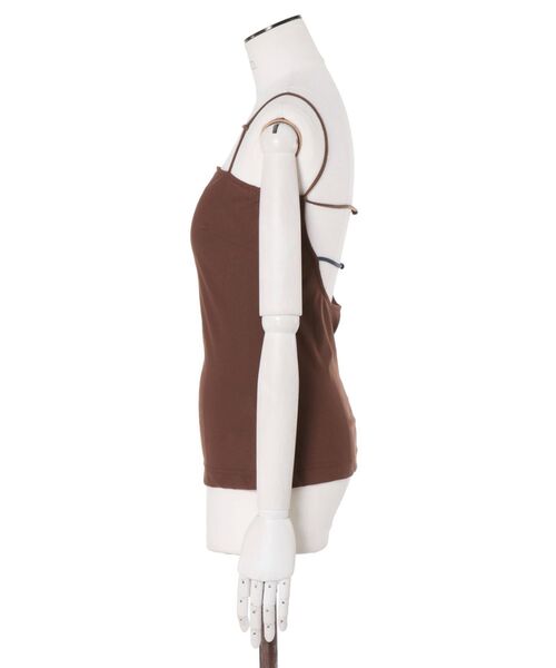 UN3D.（アンスリード）の「THIN CORD CAMISOLE / シンコードキャミソール（キャミソール・レディース・ブラック/ブラウン/カーキ・38/36）」の16枚目の写真