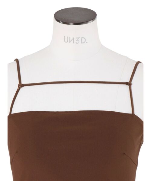 UN3D. キャミソール セール】THIN CORD CAMISOLE / シンコードキャミソール