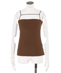 UN3D. | THIN CORD CAMISOLE(キャミソール)