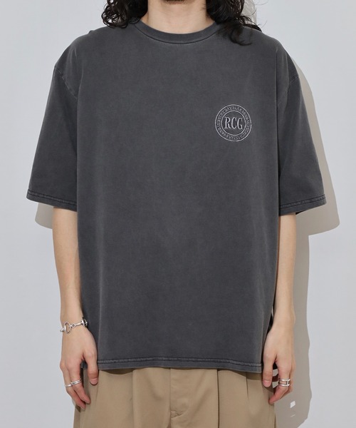 Red Cap Girl(レッドキャプガール)の「RED CAP GIRL 天竺 ピグメント加工 Tシャツ(Tシャツ/カットソー・メンズ・ブラック/ピンク/ブルー/ブラウン・LL/M/L)」の10枚目の写真