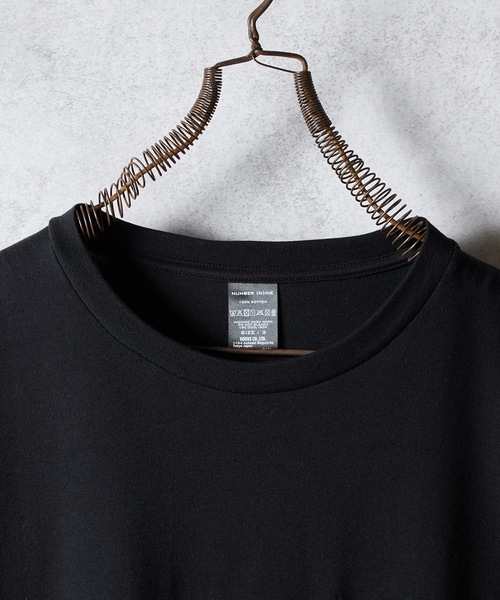 PREMIUM COTTON CURVED HEM POCKET T-SHIRT / プレミアムコットン