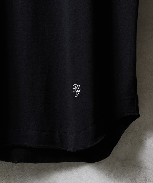 PREMIUM COTTON CURVED HEM POCKET T-SHIRT / プレミアムコットン