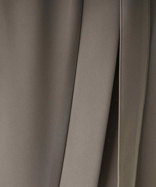 COUP DE CHANCE（クードシャンス）の「【洗える／日本製】ラップ風デザインスカート（スカート・レディース・ナチュラル/ダークブラウン/スミクロ・34/36/38/40）」の7枚目の写真