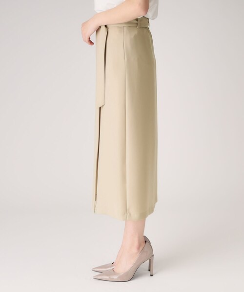 COUP DE CHANCE（クードシャンス）の「【洗える／日本製】ラップ風デザインスカート（スカート・レディース・ナチュラル/ダークブラウン/スミクロ・34/36/38/40）」の13枚目の写真