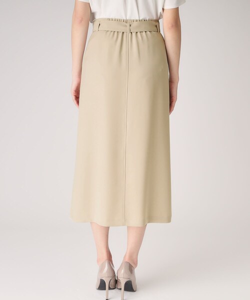 COUP DE CHANCE（クードシャンス）の「【洗える／日本製】ラップ風デザインスカート（スカート・レディース・ナチュラル/ダークブラウン/スミクロ・34/36/38/40）」の14枚目の写真