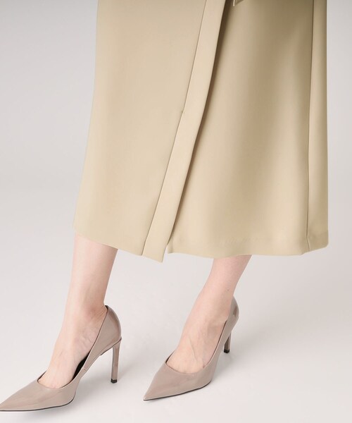 COUP DE CHANCE（クードシャンス）の「【洗える／日本製】ラップ風デザインスカート（スカート・レディース・ナチュラル/ダークブラウン/スミクロ・34/36/38/40）」の18枚目の写真