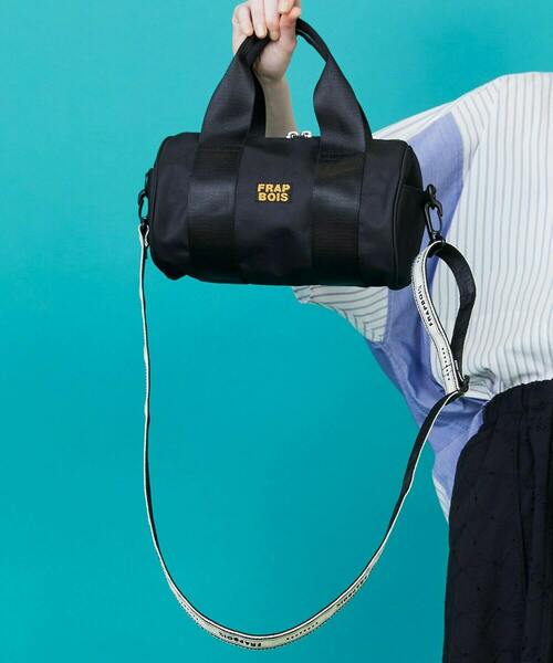 FRAPBOIS(フラボア)の「ドラムBAG(ショルダーバッグ・レディース・ブラック・FREE)」の8枚目の写真