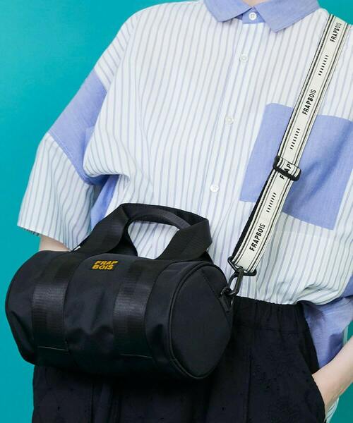 FRAPBOIS(フラボア)の「ドラムBAG(ショルダーバッグ・レディース・ブラック・FREE)」の5枚目の写真