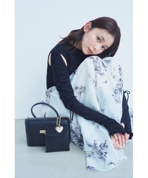 SNIDEL(スナイデル)の「ドッキングワンピース(ワンピース・レディース・ラベンダー/その他/ライトベージュ/チャコールグレー・0/1)」の19枚目の写真