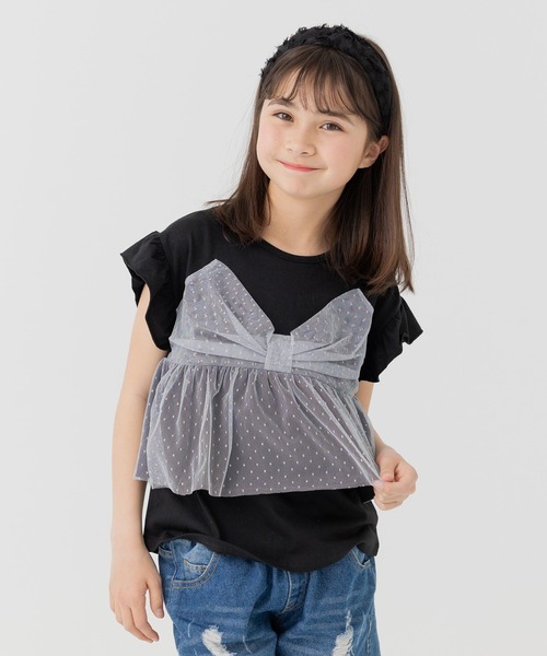 tシャツ フリルリボンカットソー レディース 楽天市場】フリル リボン（Tシャツ・カットソー｜トップス