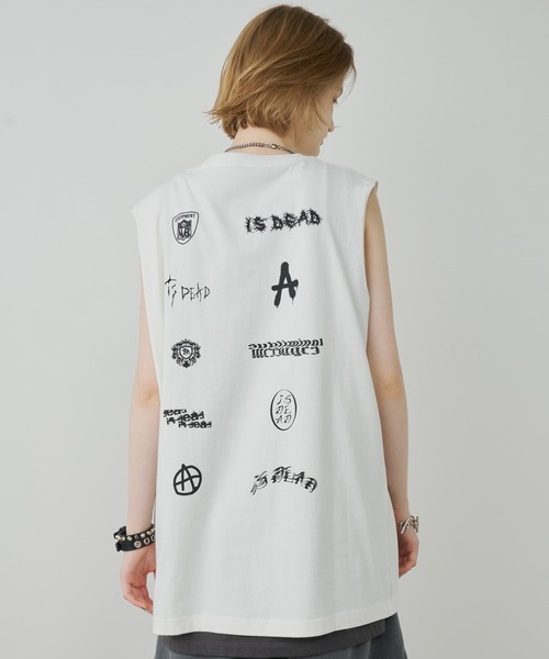 AIVER（アイバー）の「AIVER　スポンサーN/S TEE（Tシャツ/カットソー・メンズ・チャコールグレー/ブラック/ホワイト・SMALL/MEDIUM/LARGE）」の2枚目の写真