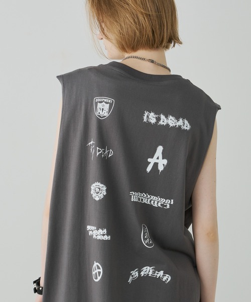AIVER（アイバー）の「AIVER　スポンサーN/S TEE（Tシャツ/カットソー・メンズ・チャコールグレー/ブラック/ホワイト・SMALL/MEDIUM/LARGE）」の21枚目の写真