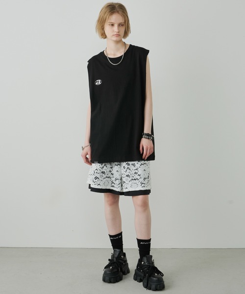 AIVER（アイバー）の「AIVER　スポンサーN/S TEE（Tシャツ/カットソー・メンズ・チャコールグレー/ブラック/ホワイト・SMALL/MEDIUM/LARGE）」の12枚目の写真