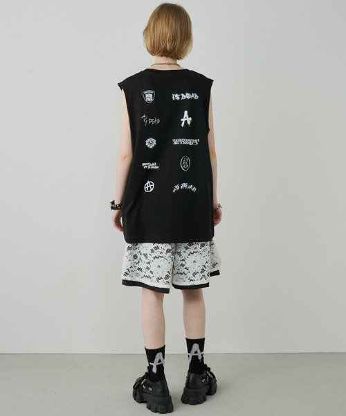 AIVER（アイバー）の「AIVER　スポンサーN/S TEE（Tシャツ/カットソー・メンズ・チャコールグレー/ブラック/ホワイト・SMALL/MEDIUM/LARGE）」の13枚目の写真