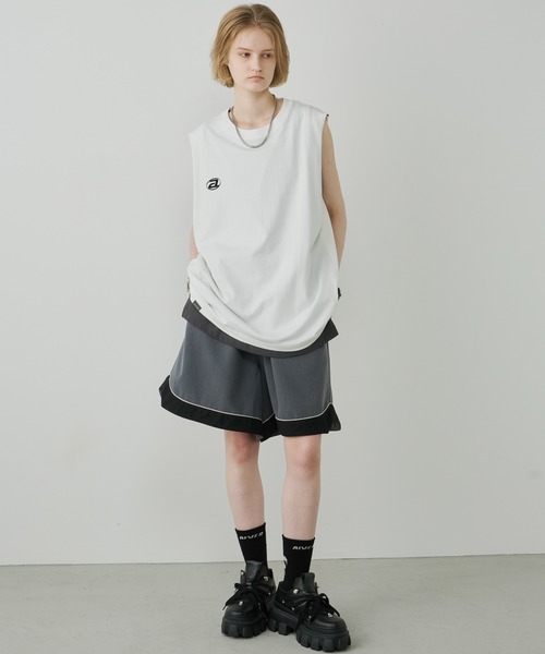 AIVER（アイバー）の「AIVER　スポンサーN/S TEE（Tシャツ/カットソー・メンズ・チャコールグレー/ブラック/ホワイト・SMALL/MEDIUM/LARGE）」の6枚目の写真