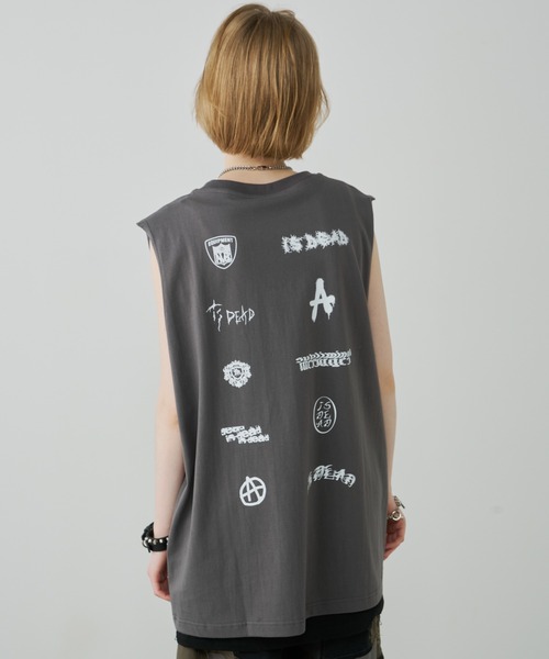 AIVER（アイバー）の「AIVER　スポンサーN/S TEE（Tシャツ/カットソー・メンズ・チャコールグレー/ブラック/ホワイト・SMALL/MEDIUM/LARGE）」の20枚目の写真