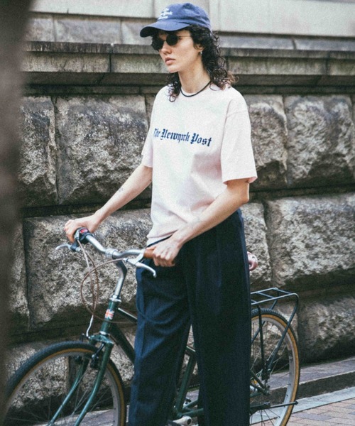 CREDONA（クレドナ）の「PARMANENT TEE/パーマネントTシャツ（Tシャツ/カットソー・レディース・ホワイト/グリーン/ピンク/レッド/レッド系その他/グリーン系その他/ネイビー/パープル/イエロー/ブラック/ライトブルー/グレー/ブルー/その他・FREE）」の16枚目の写真