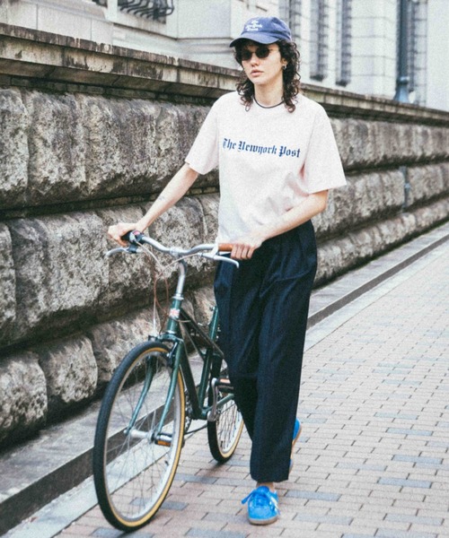 CREDONA（クレドナ）の「PARMANENT TEE/パーマネントTシャツ（Tシャツ/カットソー・レディース・ホワイト/グリーン/ピンク/レッド/レッド系その他/グリーン系その他/ネイビー/パープル/イエロー/ブラック/ライトブルー/グレー/ブルー/その他・FREE）」の17枚目の写真