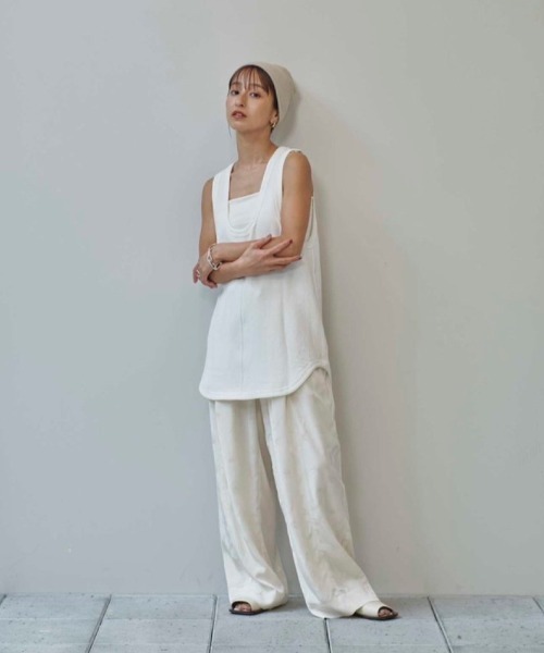 信頼も高い Back Satin Tanktop（タンクトップ）｜TODAYFUL（トゥデイフル トップス