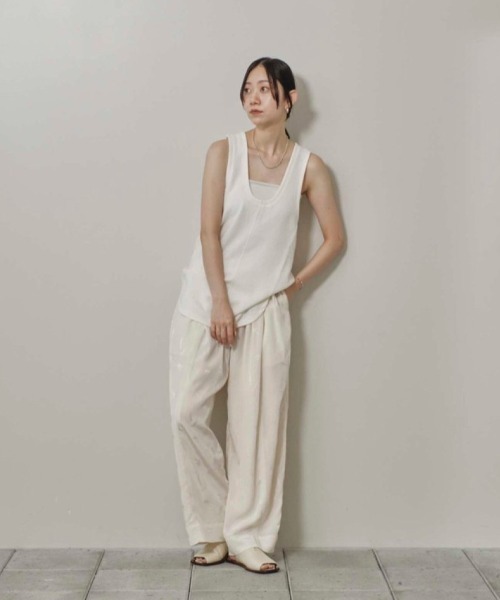 セール】Back Satin Tanktop（タンクトップ）｜TODAYFUL