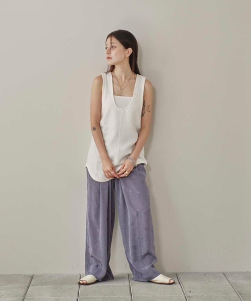 Back Satin Tanktop（タンクトップ）｜TODAYFUL（トゥデイフル