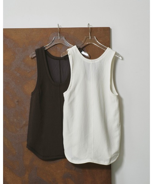 セール】Back Satin Tanktop（タンクトップ）｜TODAYFUL