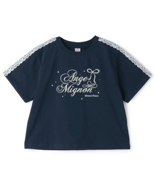 セール】【接触冷感】袖レースラインTシャツ（Tシャツ