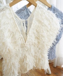 flower | フラッフィーチュールトップ(キャミソール)