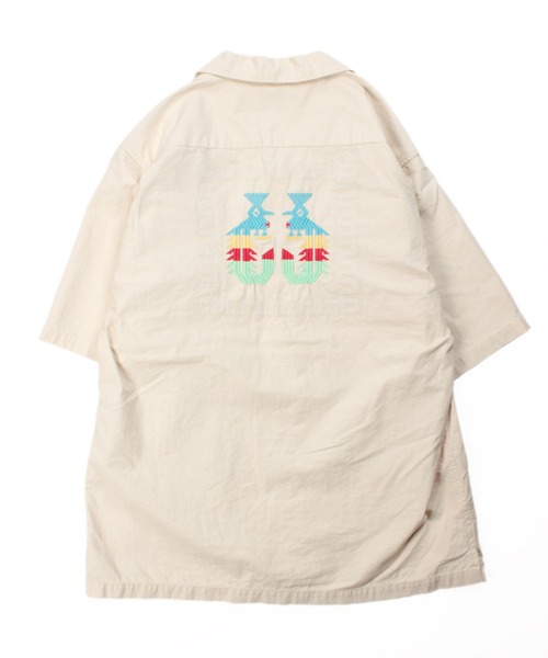 Universal Style Wear（ユニバーサルスタイルウェア）の「Universal Style Wear グアテマラ シャツ（シャツ/ブラウス・メンズ・ブラック/オフホワイト/ブルー/ベージュ・MEDIUM/LARGE/X-LARGE）」の22枚目の写真