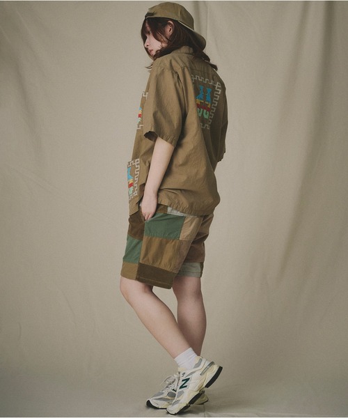 Universal Style Wear（ユニバーサルスタイルウェア）の「Universal Style Wear グアテマラ シャツ（シャツ/ブラウス・メンズ・ブラック/オフホワイト/ブルー/ベージュ・MEDIUM/LARGE/X-LARGE）」の9枚目の写真