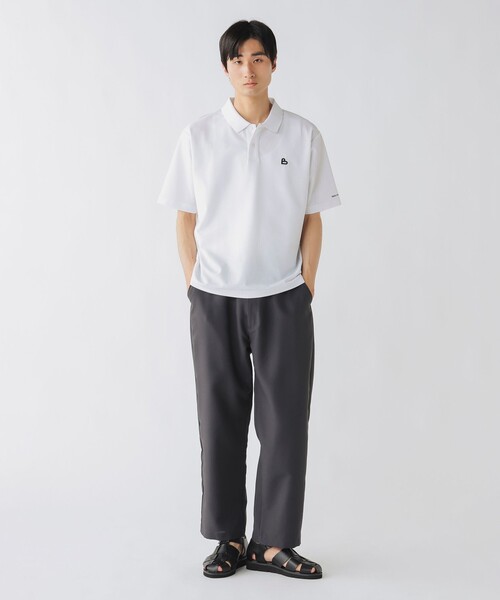 BEAMS HEART(ビームスハート)の「【ユニセックス】B-HEARTロゴ 鹿の子 ポロシャツ(ポロシャツ・メンズ・ブラック/ホワイト・S/M/L/XL)」の17枚目の写真