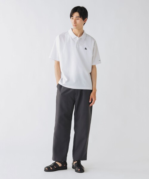 BEAMS HEART(ビームスハート)の「【ユニセックス】B-HEARTロゴ 鹿の子 ポロシャツ(ポロシャツ・メンズ・ブラック/ホワイト・S/M/L/XL)」の18枚目の写真