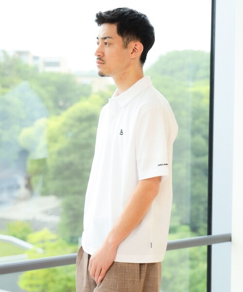 BEAMS HEART(ビームスハート)の「【ユニセックス】B-HEARTロゴ 鹿の子 ポロシャツ(ポロシャツ・メンズ・ブラック/ホワイト・S/M/L/XL)」の12枚目の写真